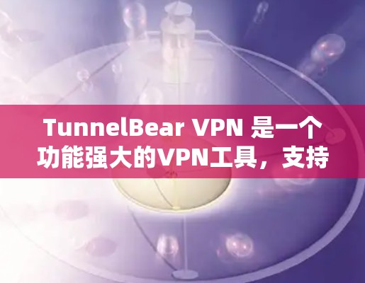 TunnelBear VPN 是一个功能强大的VPN工具，支持多国服务器，使用较为简单直观的界面。以下是使用 TunnelBear VPN 时的详细步骤和注意事项