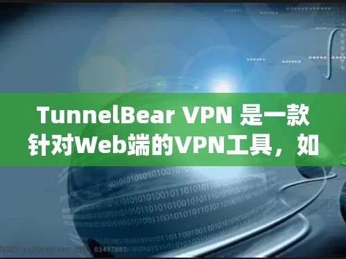 TunnelBear VPN 是一款针对Web端的VPN工具，如果你想要在Windows系统中使用VPN，建议您使用Web端的VPN软件，例如