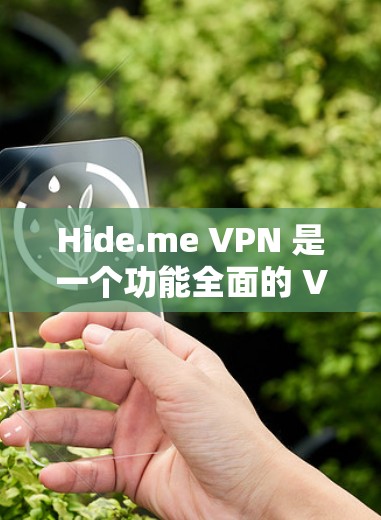 Hide.me VPN 是一个功能全面的 VPN 工具，适合需要保护隐私和安全的用户。以下是对其功能、优势和适用场景的详细分析
