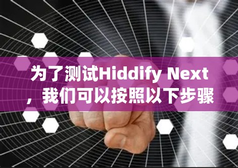 为了测试Hiddify Next，我们可以按照以下步骤进行
