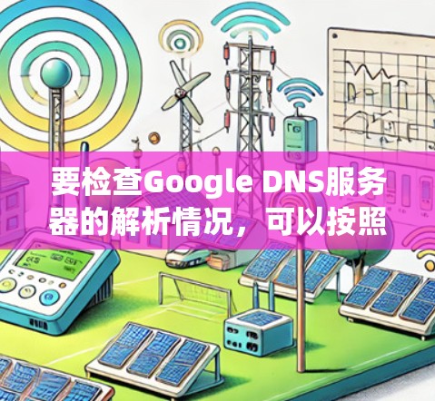 要检查Google DNS服务器的解析情况，可以按照以下步骤进行