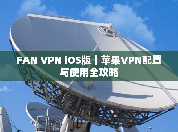 FAN VPN iOS版｜苹果VPN配置与使用全攻略