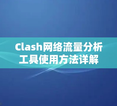 Clash网络流量分析工具使用方法详解