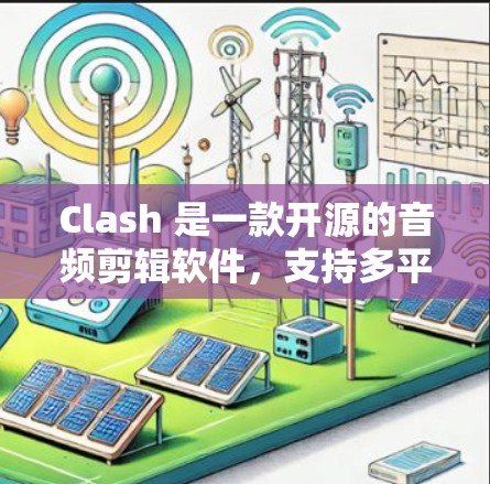 Clash 是一款开源的音频剪辑软件，支持多平台使用，包括 PC、Mac 和 移动端。以下是关于 Clash 多平台客户端的详细信息