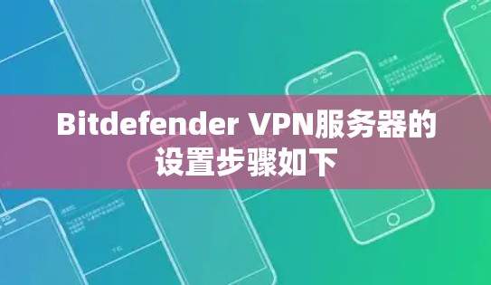 Bitdefender VPN服务器的设置步骤如下